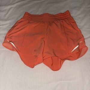 Women's Orange Athletic Shorts